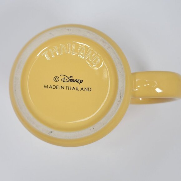 VTG Disneyland Tinkerbell Yellow Green Ceramic Coffee Mug - Picture 6 of 8